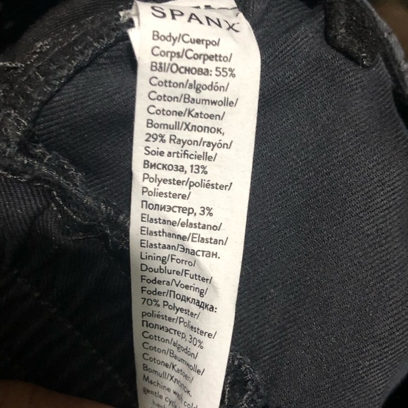 Spanx Joggers Women's Medium Stretch Twill Cargo in Parchment Pull On Active - Picture 5 of 8